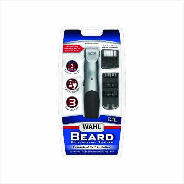 Wahl Groomsman – Recortador de Barba y Bigote a Batería para Afeitado Facial y Aseo Corporal